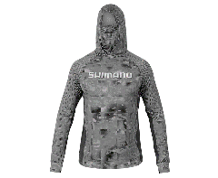 Shimano Hooded Tech Tee Ice Dot Camo