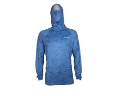 Shimano Wave Dot Camo Tech Tee Hooded