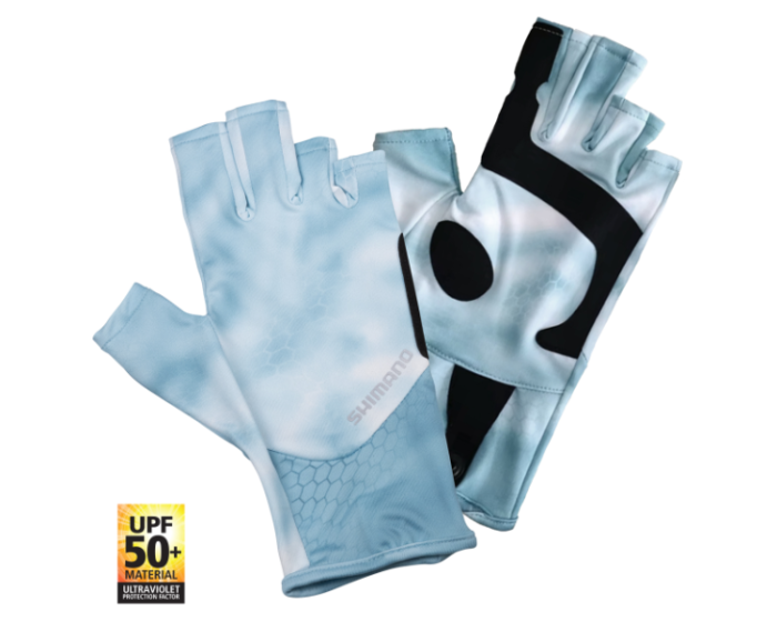 Fingerless fishing sun gloves outlet