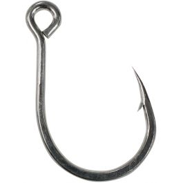 1 Box of Mustad 92647S Long Baitholder Stainless Steel Fishing Hooks