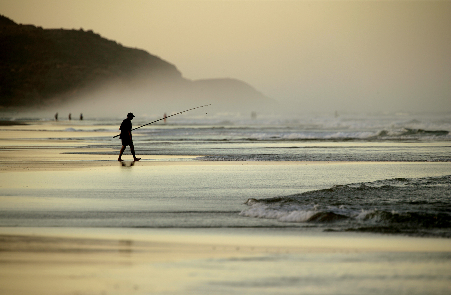 beach fishing banner